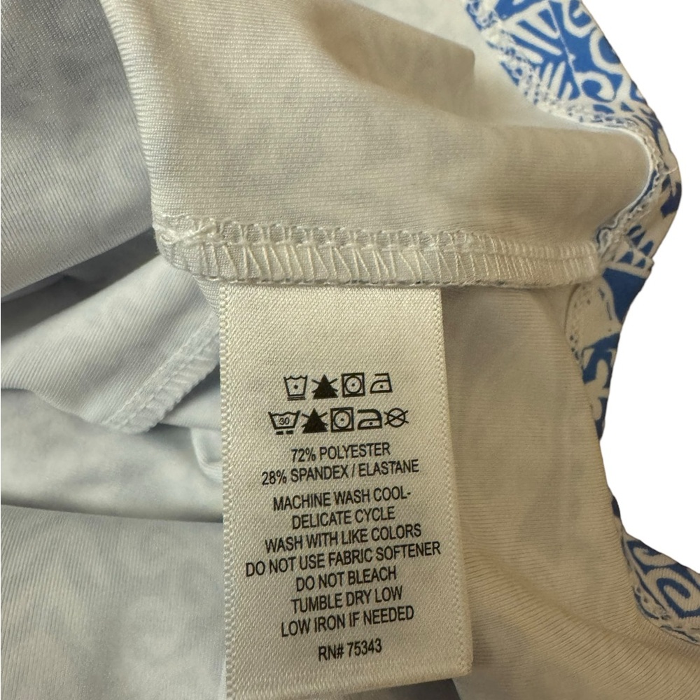 Sigrid Olsen Golf & Tennis V-Neck Sleeveless Dress - Blue & White. Size S. NWT - Picture 5 of 8
